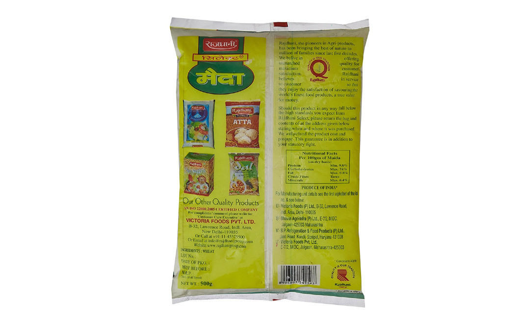 Rajdhani Select Maida Refined Flour Pack 500 grams Reviews
